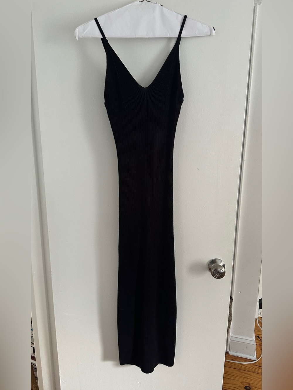 Knit Ribbed Midi Dress